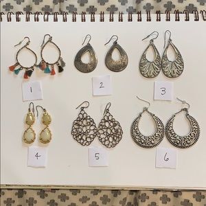 dangling earrings